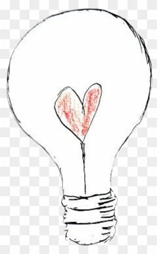 #love #heart #lightbulb #cute #small #soft #pretty - Illustration Clipart