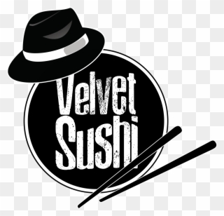 Velvet Sushi Jazz Band Website Design Logo - Illustration Clipart