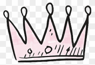 #sticker #crown #pink #pretty #aesthetic #tumblr #png - Crown Tumblr Png Clipart