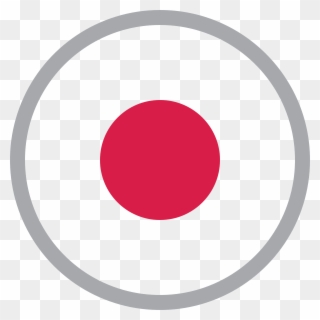Red Circle Png Japan - Circle Clipart