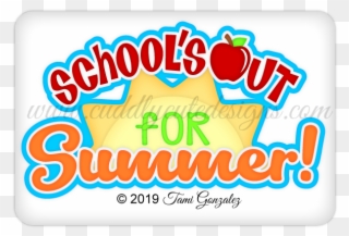 School's Out Title Clipart