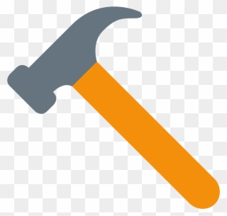 Hammer - Hammer Emoji Clipart