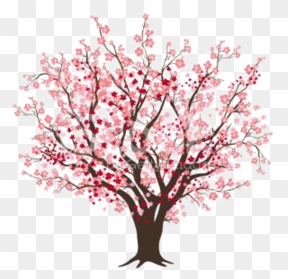 #ftestickers #clipart #cherryblossom - Cherry Blossom Tree Clipart - Png Download