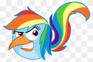 1200 X 800 1 0 - Rainbow Dash Angry Birds Clipart
