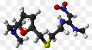 Ranitidine A 3d Balls - Molecule Clipart