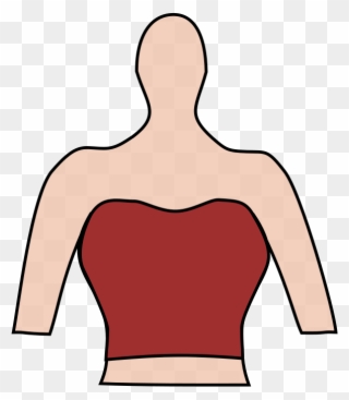 Bustier Strapless Shape Clipart