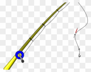 Barber Pole Art - Fishing Rod For Kids Clipart