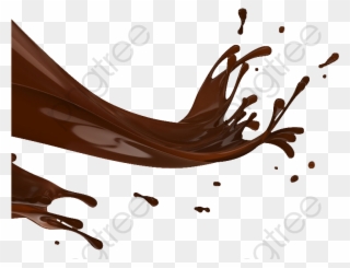 Chocolate Milk Splash - Splash Chocolate Milk Png Clipart