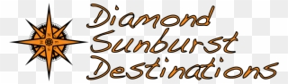 Diamond Sunburst Destinations - Friction Gloves Clipart