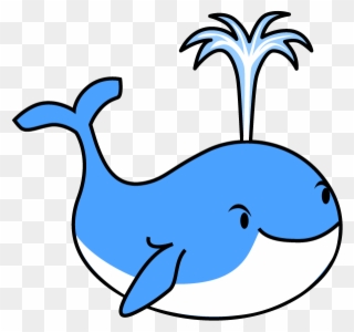 Graphic Library Library Free Image Cartoon Clipart - Cute Whale Cartoon Png Transparent Png