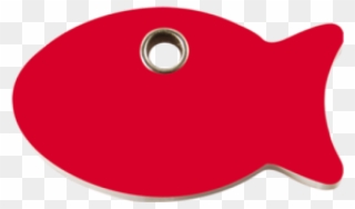 Red Fish Pet Tag - Fish Clipart