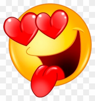 #mq #love #emojis #emoji #inlove - Heart Eyes Emoji Clipart - Png Download