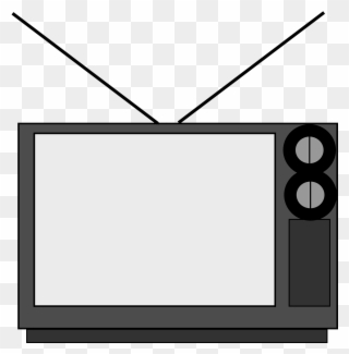 Television Tv Screen Antenna Png Image - Television Clip Art Transparent Png