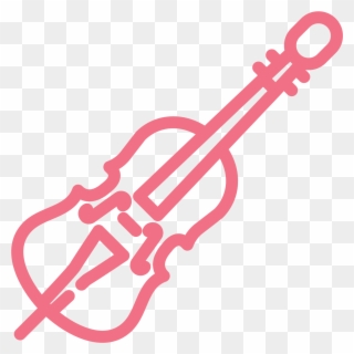 Cello - Simple Drawing Of A Violin Clipart