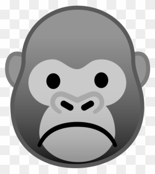 Noto Emoji Oreo 1f98d - Apple Gorilla Emoji Clipart