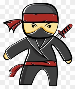 Ninja Kids - Ninja Cartoon Clipart