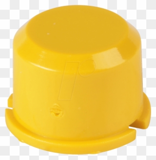 Round Yellow Cap For Button 3f Mec Switches 1d04 - Hard Hat Clipart