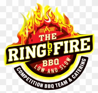 The Ring Of Fire Bbq - Illustration Clipart