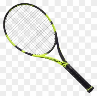 Yellow Babolat Tennis Racket - Raquette De Tennis Nadal Clipart