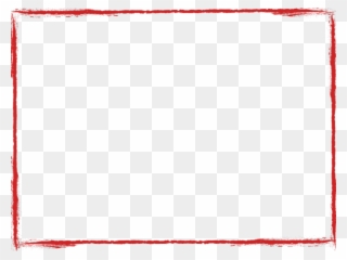 Red Square Clipart Frame - Png Download