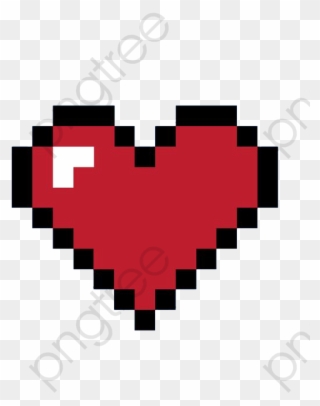 Pixel - Pixel Heart Png Clipart