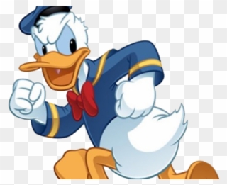 Donald Duck Clipart Angry Red - Donald Trump Mickey Mouse Club - Png Download
