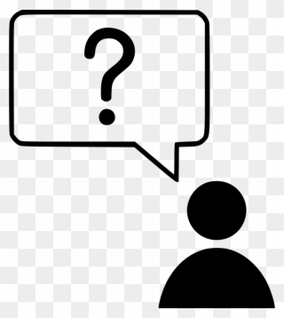 Question Mark Png Person - Person Question Icon Clipart