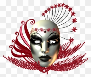 Carnival ~ Mardi Gras Mardi Gras, Halloween Face Makeup, - Mask Clipart