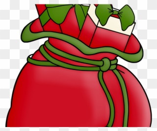 Christmas Clipart Clipart Sack - Christmas Sack Cartoon - Png Download