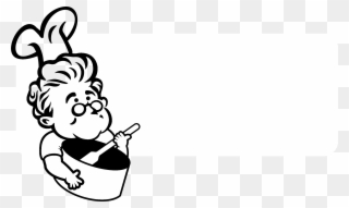 Buffet Du Cheff Logo Black And White - Cartoon Clipart