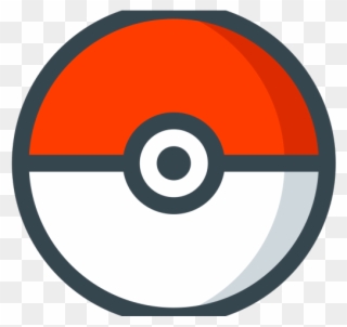 Drawn Pokeball Clear Background - Transparent Background Pokeball Png Clipart