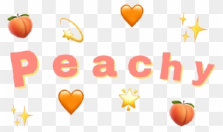 Download Peach Peachy Tumblr - Aesthetic Overlay Png Transparent Clipart
