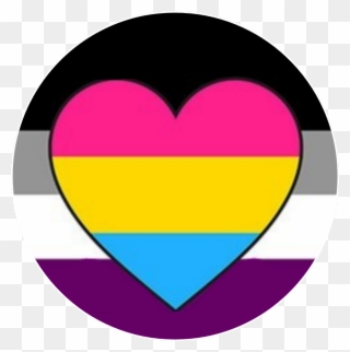 #circle #pansexual #panromantic #asexual #ace #pan - Panromantic Asexual Pride Flag Clipart