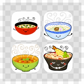 Punny Yummy Soup-er Food Pun Chat Sticker Collection - Tomato Soup Clipart