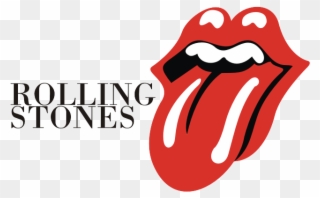 Clip Art Rolling Stones Png - Rolling Stones Logo Name Transparent Png