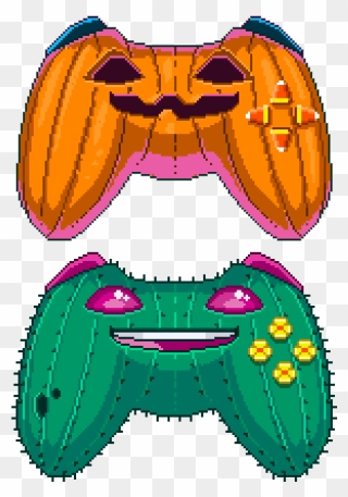 A Halloween 'pumptroller' Variant Of Our Game Dev Group's - Illustration Clipart