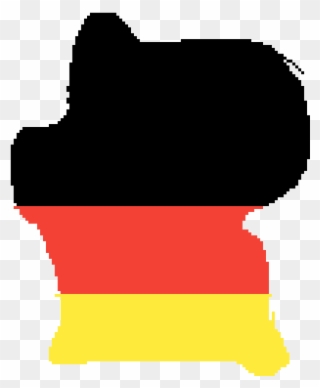 Germany Flag Map - Illustration Clipart
