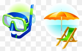 Free Png Summer Vacation - Summer Vacation Vector Png Clipart