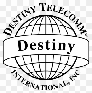 Destiny Telecomm Logo Black And White - Bureau Of Assessment Services Clipart