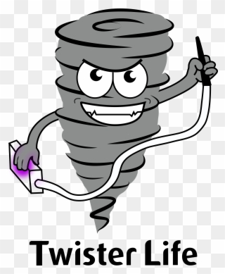 Logo And Illustrations Done For Twister Life Brand - Cartoon Clipart