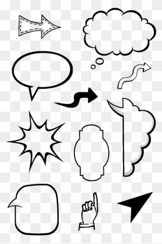 Speech Bubble Png Hd - Drawing Clipart