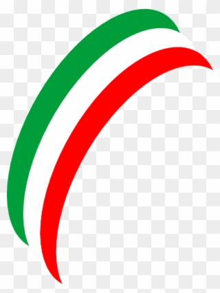 Italy Clipart Flag Italian - Italian Flag Ribbon Png Transparent Png