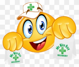 Mr Delivery Medical Marijuana - Emoji Clip Art Free - Png Download