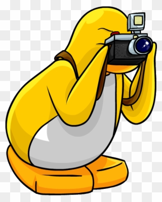 Photographer-png 239255 - Club Penguin Yellow Penguin Clipart