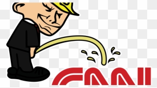 Trump Peeing On Cnn Clipart