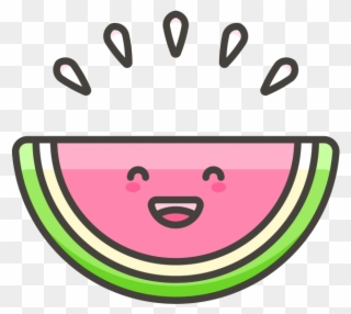 Watermelon Emoji Icon - Kumpulan Icon Png Lucu Clipart