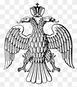 Byzantine Imperial Eagle - Double Headed Eagle Png Clipart