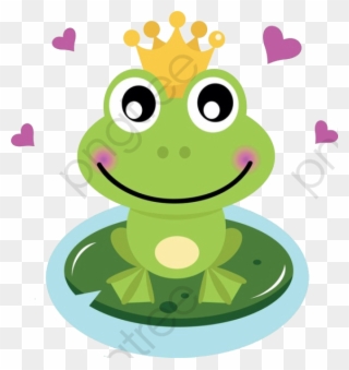 Cute Frog Prince - Frog Cute Cartoon Clipart
