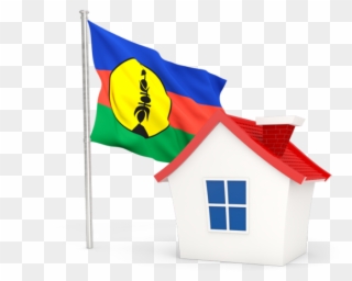Download Flag Icon Of New Caledonia At Png Format - Casa Con Bandera De Mexico Clipart