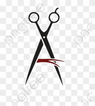 Creative Scissors Logo Material - Scissors Clipart